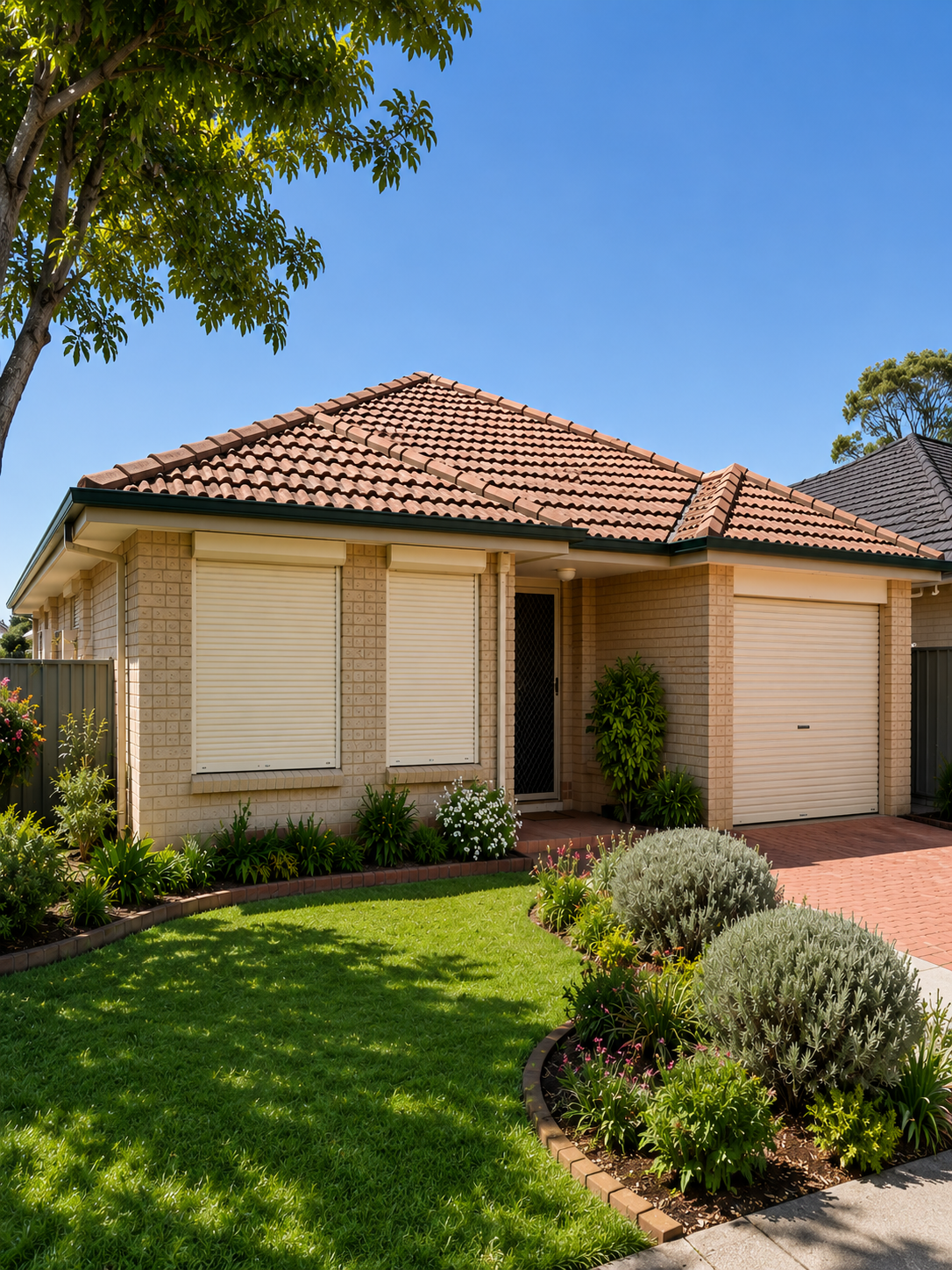 Established Stirling home with residential roller shutters