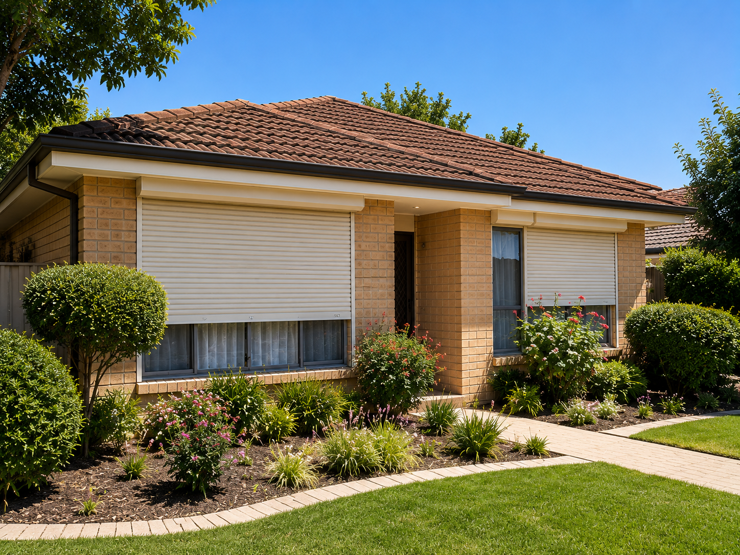 Established Wanneroo home with residential roller shutters