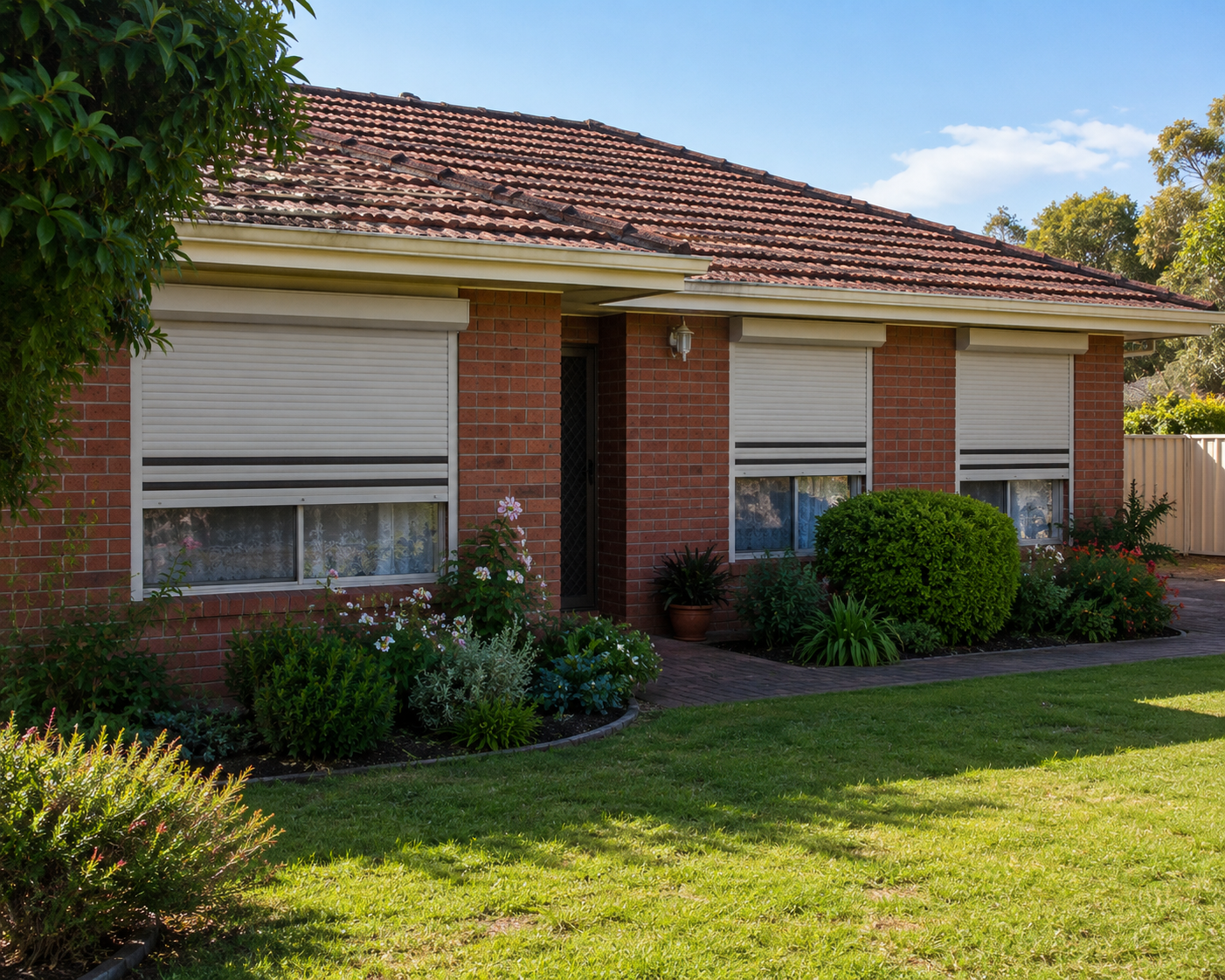 Established Gosnells home with residential roller shutters