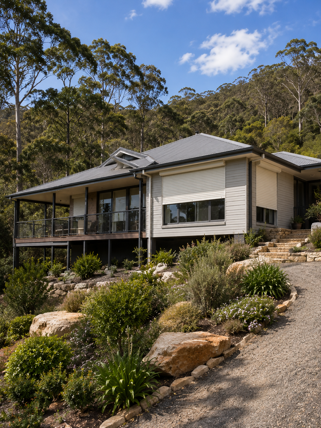 Foothills home in the City of Armadale with external window protection