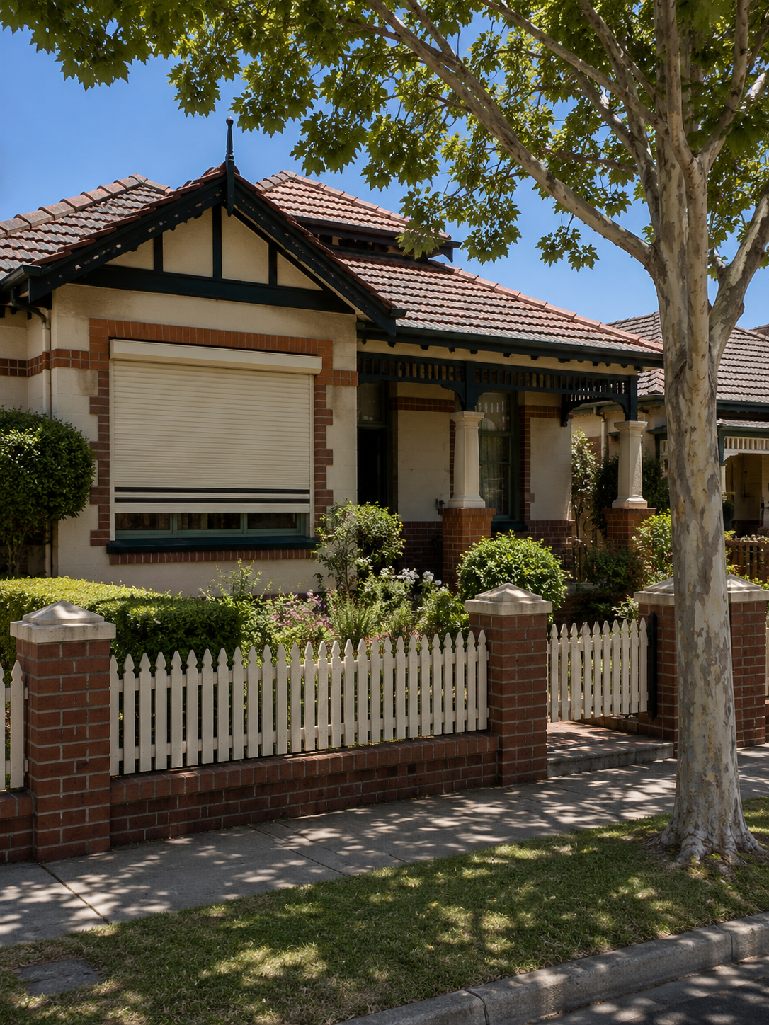 Character home in a City of Bayswater Character Protection Area with a roller shutter fitted