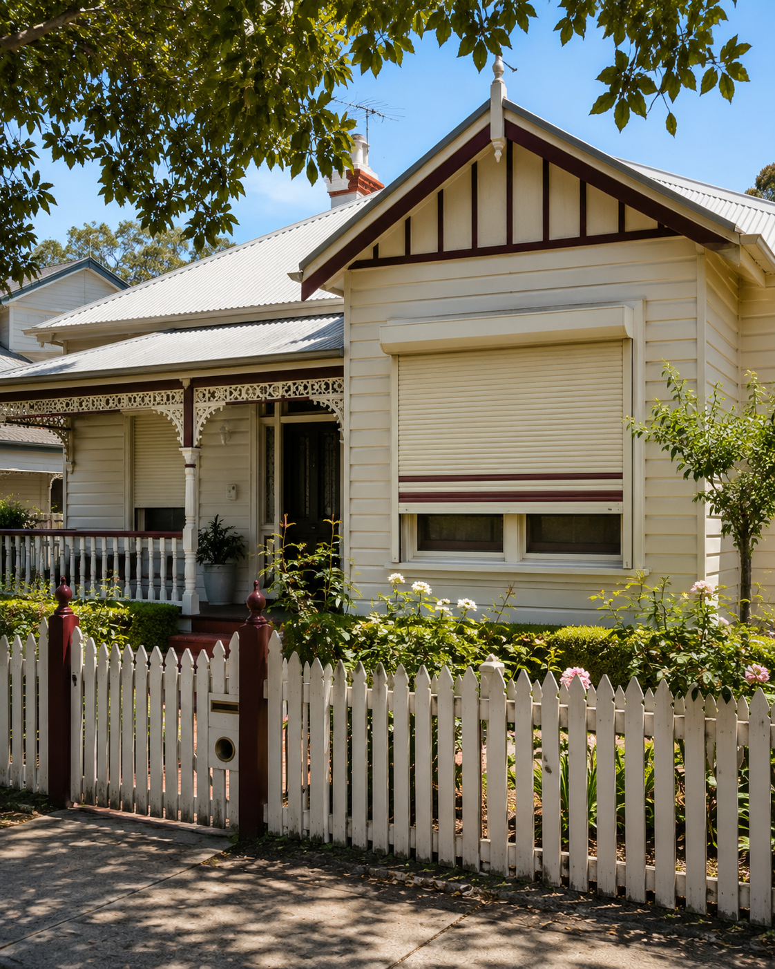 Federation-era character home in Bassendean with a roller shutter fitted