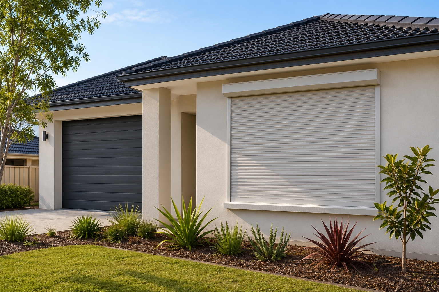 Roller shutters installed on a Perth WA home as part of residential maintenance and ownership considerations.