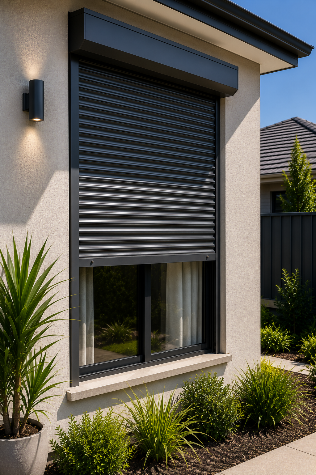 StormShield roller shutters improving thermal comfort on a Perth home.