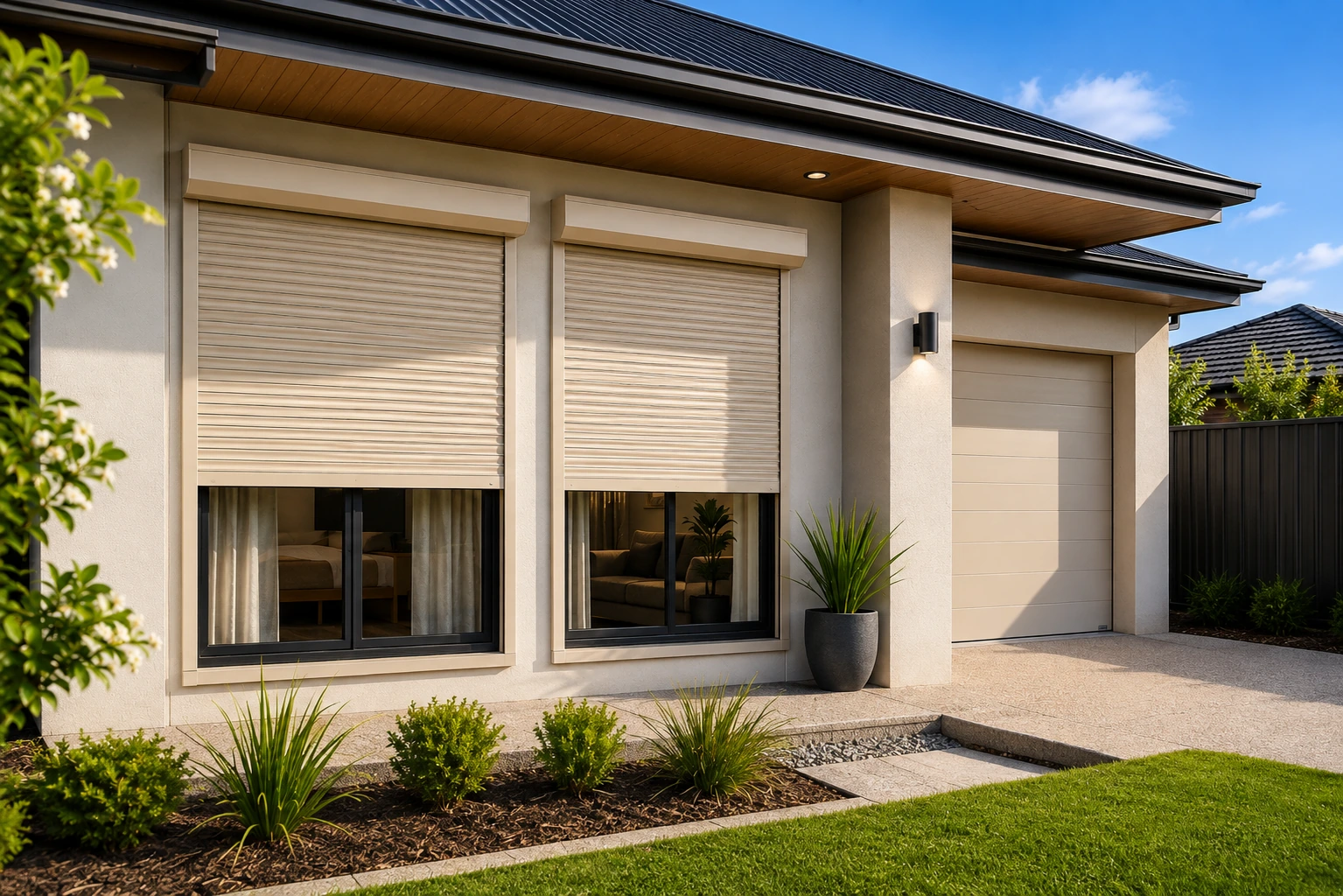 Slimline roller shutters suited to everyday residential use in Perth