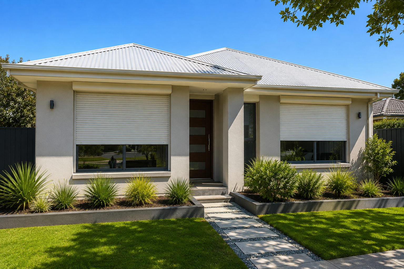 Roller shutters installed on a Cockburn home in Perth WA