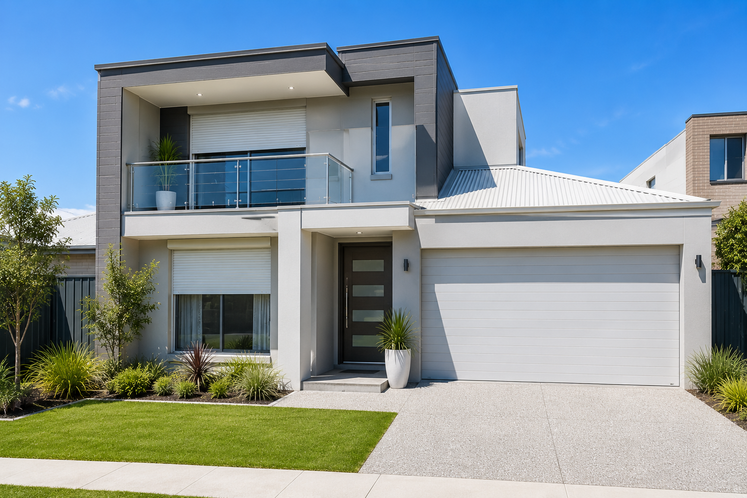 Modern City of Cockburn home with roller shutters