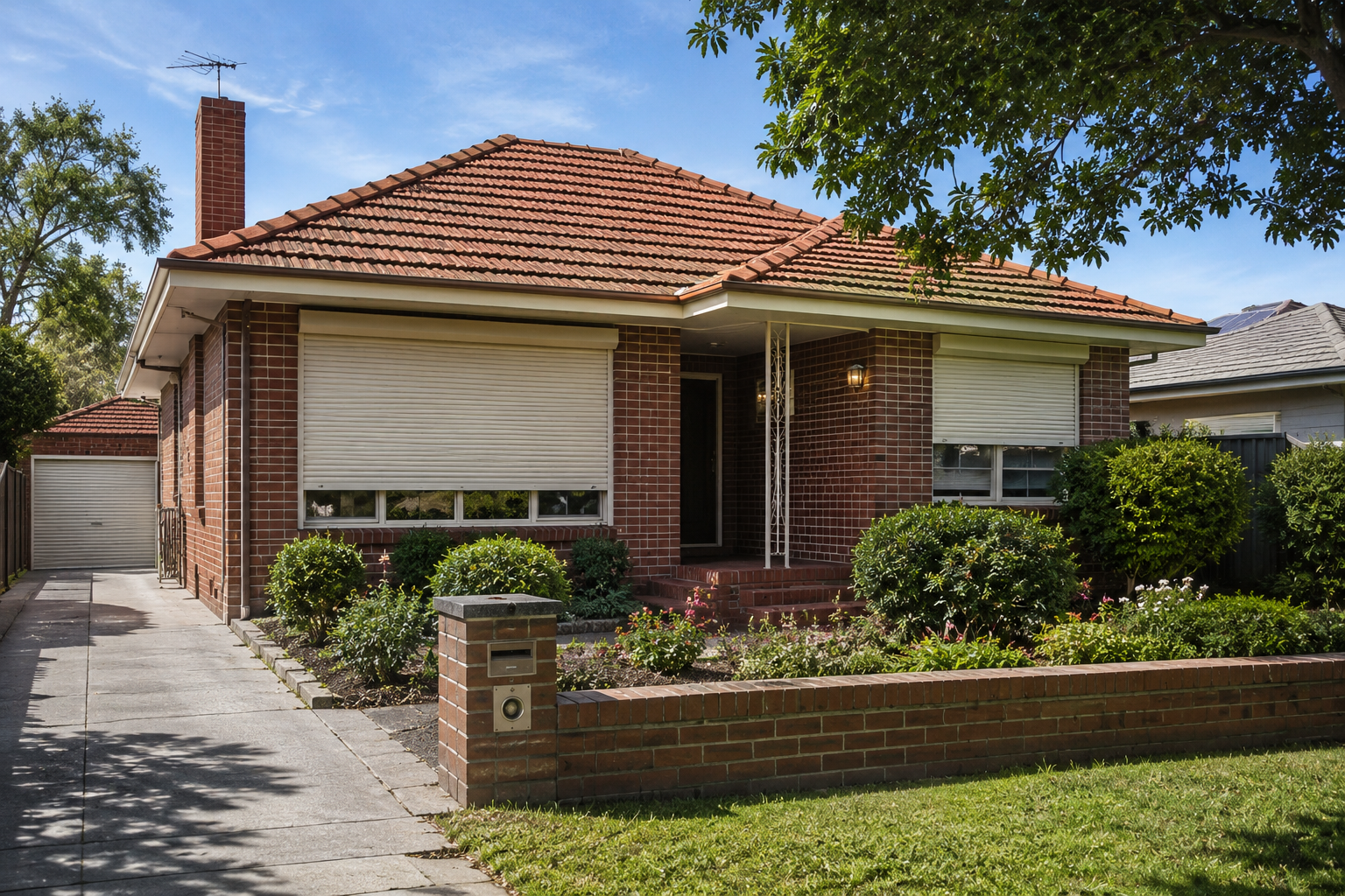 Established Canning home with residential roller shutters